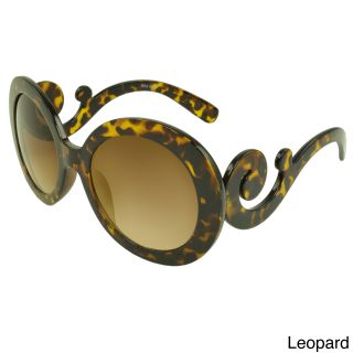 Epic Eyewear Womens Vivien Round Curled temple Sunglasses