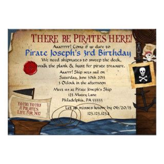 Pirate Birthday Invitation