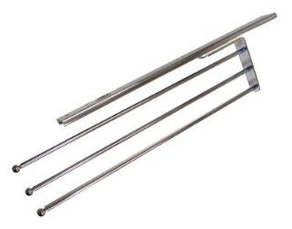 Rev A Shelf 563 47 C Three Prong Pull Out Towel Bar   Wire Chrome   Cabinet And Furniture Pulls  