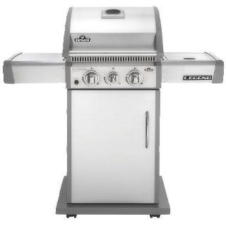 Napoleon La Series Propane Gas Grill With Side Burner On Cart  Freestanding Grills  Patio, Lawn & Garden