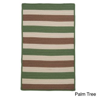 Colonial Mills Striped Out Indoor/ Outdoor Area Rug (8 X 10) Green Size 8 x 10