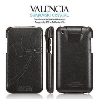 SGP iPod Touch 4G Leather Case Valencia Swarovski Series [Black]   Players & Accessories
