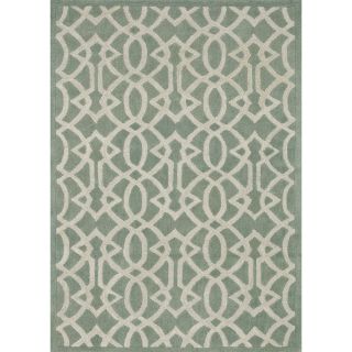 Hand tufted Logan Mist Wool Rug (36 X 56)