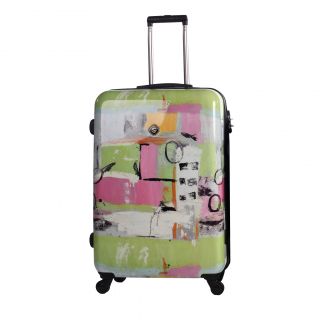 Neocover Fun Pastels 28 inch Hardside Spinner Upright Suitcase