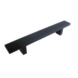 Contemporary 8 inch Rectangular Matte Black Cabinet Bar Pulls (case Of 10)