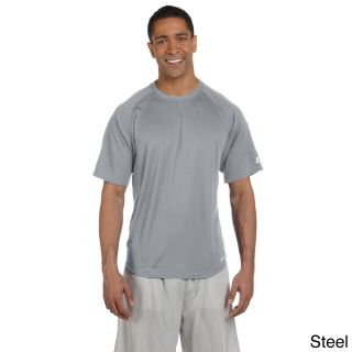 Russell Athletic Mens Dri power Raglan T shirt Grey Size XXL