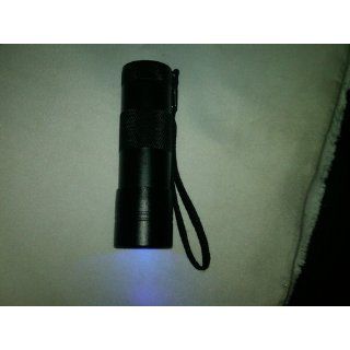 LEDwholesalers Uv Ultraviolet Light 9 LED Flashlight 380 385 Nm 3 AAA, 7301uv385   Basic Handheld Flashlights  