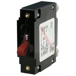 Blue Sea Circuit Breaker C Series Toggle Switch Single Pole 100A Red 84815