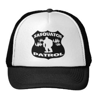 Sasquatch Patrol Forest Badge Trucker Hats