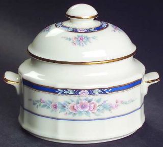 Noritake Auburndale Sugar Bowl & Lid, Fine China Dinnerware   Ivory Porcelain, B
