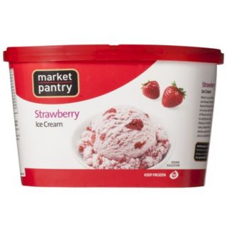 Market Pantry Strawberry Ice Cream 1.5 qt.
