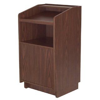 Hostess Stand Restaurant Podium Black with Casters Kitchen & Dining