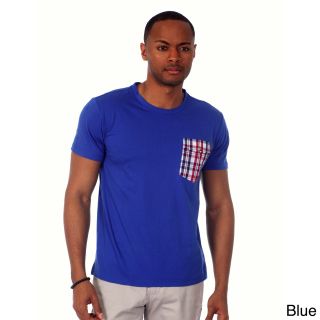 Something Strong Justified Lies Mens Novelty Chest Pocket Tee Blue Size S