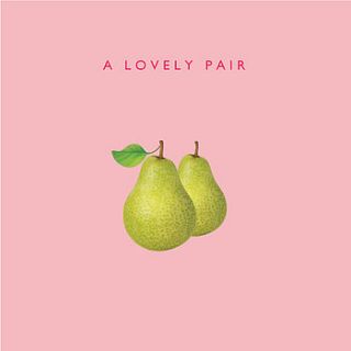 'a lovely pair' card by loveday designs