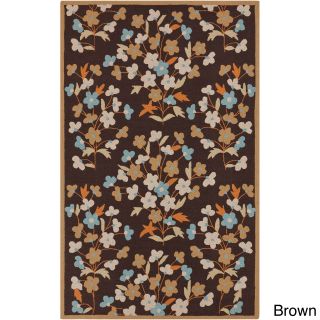 Paule Marriot Hand hooked Cannes Contemporary Floral Rug (2 X 3)