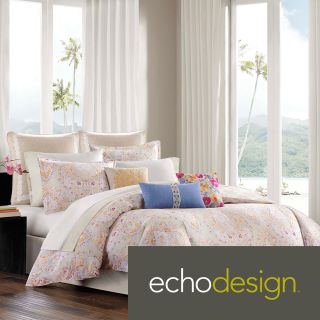 Echo Laila 4 piece Cotton Comforter Set With Optional Euro Sham Sold Separately