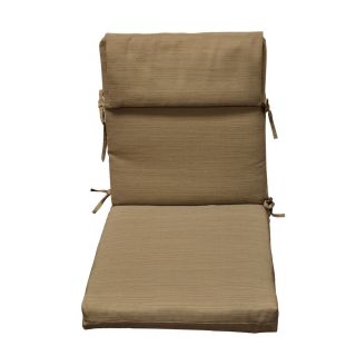 allen + roth Wheat Patio Chair Cushion