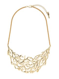 Coral Branch Bib Necklace by Chloe + Isabel