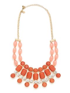 Multi Row Bib Necklace by Cara Couture Jewelry