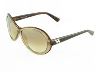 Hogan HO 0004/S 34G Transparent Brown/Tortoise Oval Full Rim Sunglasses Clothing