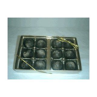 Champagne Dark Chocolate Truffles Gift Box (12 Pcs)  Gourmet Chocolate Gifts  Grocery & Gourmet Food