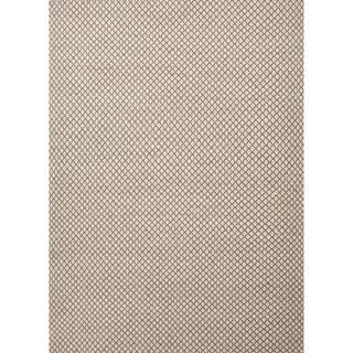 Handmade Flat weave Solid pattern Brown Accent Rug (2 X 3)