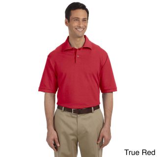 Jerzees Jerzees Mens 6.5 ounce Cotton Pique Polo Red Size XXL