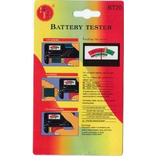 SE BT20 9 Volt Battery Tester   Battery Charger Aa  