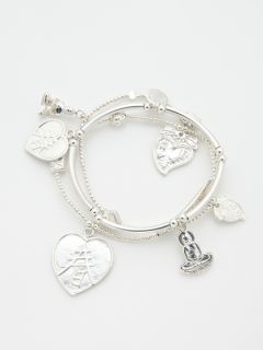 silver "Lucky Love" stretch bracelet set by Good Charma
