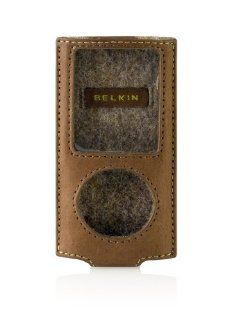 Belkin Eco Conscious Leather Sleeve Case for iPod nano 4G (Walnut Brown)   Players & Accessories