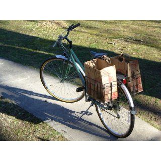 Wald 582 Rear Folding Bicycle Basket (12.75 x 7.25 x 8.5, Black)  Bike Baskets  Sports & Outdoors