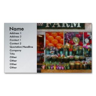 Store Front   The flower stand Business Cards