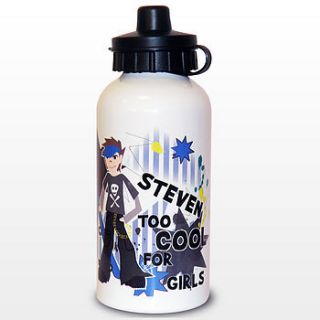 personalised children's drink bottle by the contemporary home