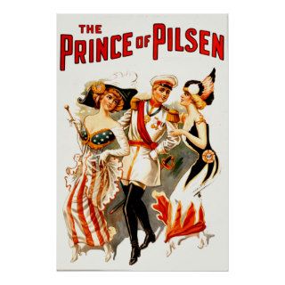 The Prince of Pilsen ~ Vintage Theatre Poster