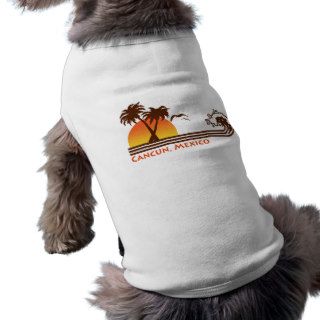 Cancun Mexico Dog Tshirt