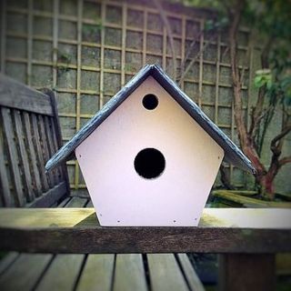 slate roof bird house by edition design shop