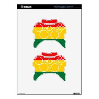 Rasta Stripes Xbox 360 Controller Skins