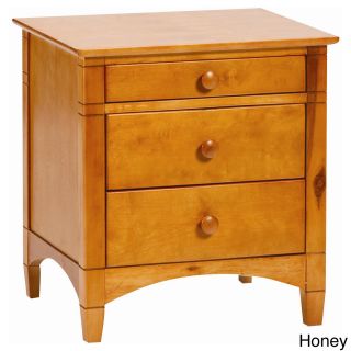 Bolton Furniture Essex 3 drawer Nightstand Brown Size 3 drawer