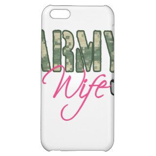 Army wife camo and pink with dog tags case for iPhone 5C
