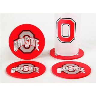 NCAA Ohio State Buckeyes Coasters, 4 Pack  Sports Fan Beverage Coasters  Sports & Outdoors