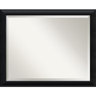 Large Nero Black Framed Mirror