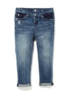 Skinny Crop & Roll Jeans by 7 for All Mankind
