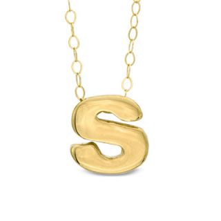 TEENYTINY® Initial S Pendant in 10K Gold   17   Zales