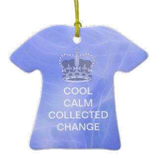 Cool Calm Collected Change Christmas Tree Ornament