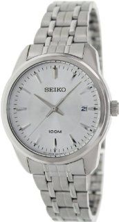 Seiko Silver Dial Stainless Steel Mens Watch SGEG01 Seiko Watches