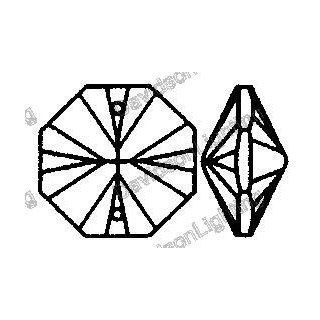 14mm Octagon Crystal Prisms #1080 14