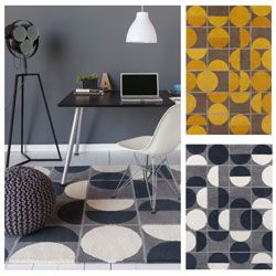 Hand tufted Allie Geometric Wool Rug (5 X 76)