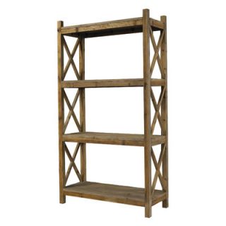 Padmas Plantation Salvaged Cross Rack 79 Bookcase SAL23