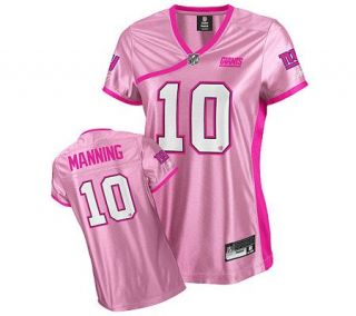 NFL New York Giants Eli Manning Womens Be Luvd Pink Jersey —