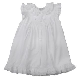 Saro Embroidered Childrens Pull over Nightgown White Size 2 3T